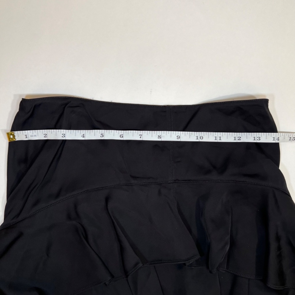 Zara Women Black Layered One Shoulder Dress Size Small - Picture 10 of 13